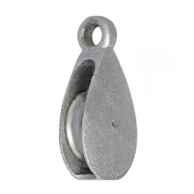 Katrol Tali Kawat Galvanis Single Sheave Rope Pulley 5T - 80T