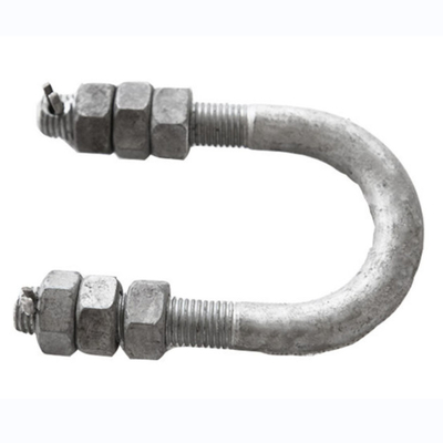 Fitting Tenaga Listrik 35KN HDG U Bolt 80MM - 140MM