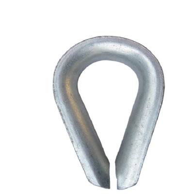 Tali Kawat Galvanis Thimble Carbon Steel Light Duty Thimble US Type ISO9001