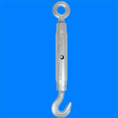 DIN1478 Pipa Turnbuckle Baja Tahan Karat Tipe Tubuh Baja Karbon Galvanis