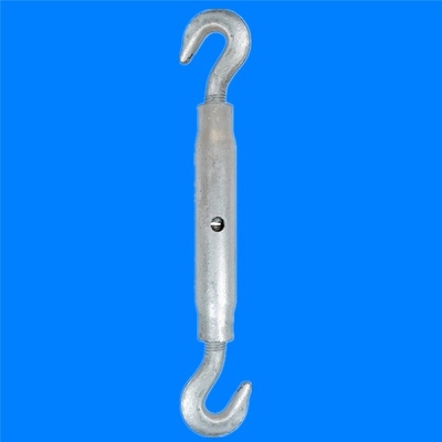 DIN1478 Pipa Turnbuckle Baja Tahan Karat Tipe Tubuh Baja Karbon Galvanis