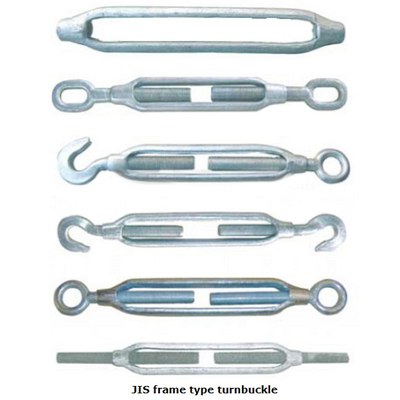 Rangka JIS Kabel Baja Tipe Galvanis Turnbuckle M6 - M24