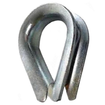 Tipe A Wire Rope Thimble Baja Karbon Galvanis DIN6899 M2.5 Ke M26