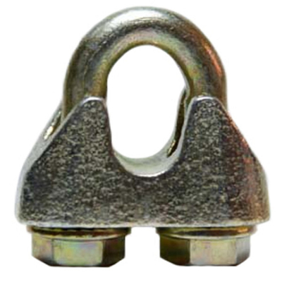 DIN1142 Klip Tali Kawat Kawat Logam Klem Kabel Baja Karbon Berlapis Seng