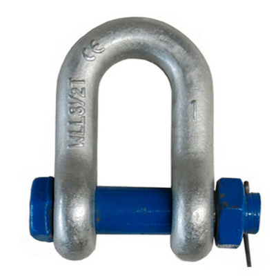 Galvanized G2150 Boat Anchor Screw Pin Chain Shackle Dengan Safety Bolt Pin