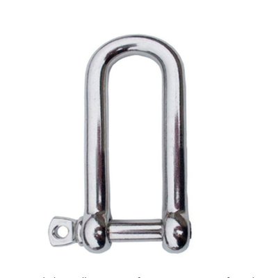 4mm Sampai 22mm Panjang Dee Shackle Stainless Steel D Shackle ISO