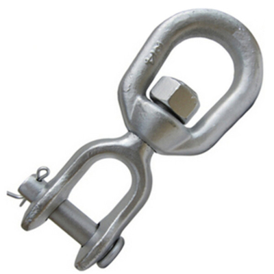 Perangkat Keras Tali Berlapis Seng Hot Dip Galvanized Jaw End Swivel Crosby G403
