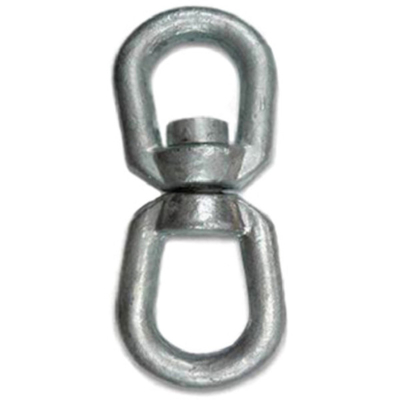 Perangkat Keras Rigging Tali Berlapis Seng 1/4in Baja Karbon Regular Swivel Crosby G402