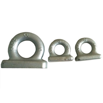 2T Marine Rigging Hardware Self Colored Rectangular Base Heavy Duty Eye Plate