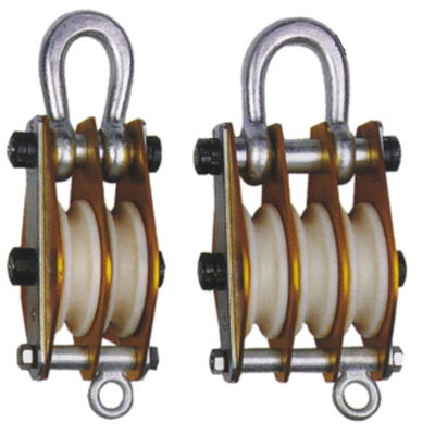 Blok Katrol Ganda Paduan Aluminium Galvanis 5.7mm - 15.5mm 80T
