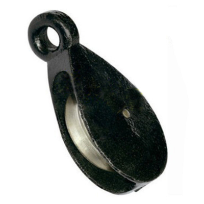 Katrol Tali Kawat Galvanis Single Sheave Rope Pulley 5T - 80T