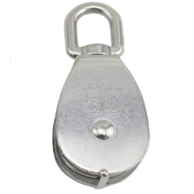 Dipoles 304 Stainless Pulley Block Stainless Steel Snatch Block 1500kg