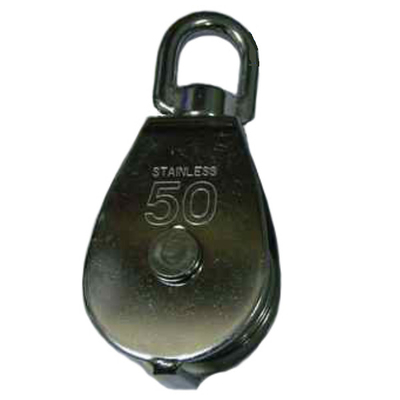 Dipoles 304 Stainless Pulley Block Stainless Steel Snatch Block 1500kg