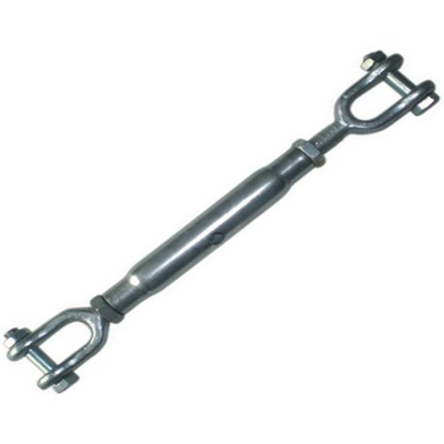 Gesper Putar Berlapis Seng DIN1478 Baja Paduan Turnbuckle M6 - M48