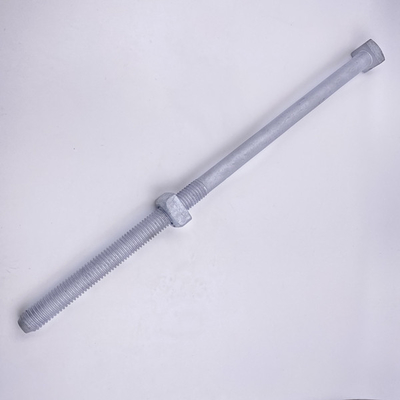 8 Inch Sampai 36 Inch Power Line Fittings Baut Kepala Persegi HDG ISO