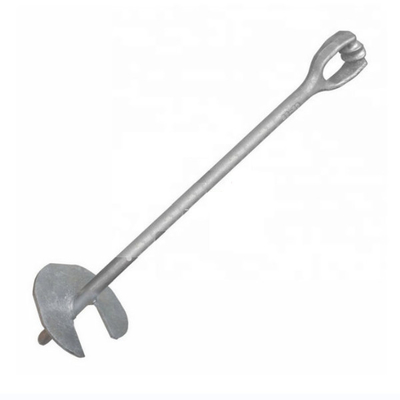 4in Sampai 14in Alat Kelengkapan Tenaga Listrik HDG No Wrench Screw Anchor ISO