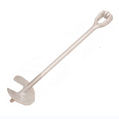 4in Sampai 14in Alat Kelengkapan Tenaga Listrik HDG No Wrench Screw Anchor ISO