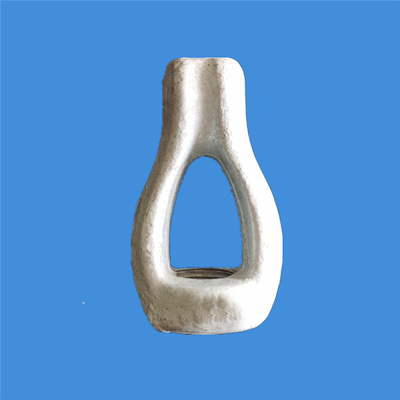 Baja karbon Alat Kelengkapan Tenaga Listrik HDG Thimble Eye Nut