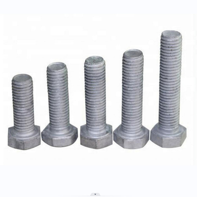 Carbon Steel Power Line Fittings Hot Forged HDG Hex Bolt Dan Nut Grade 6.8