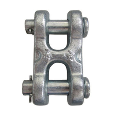 2.1T - 7.48T Drop Forged Master Link Galvanis Twin Clevis Link ISO