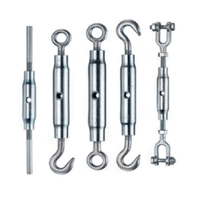 Gesper Putar Berlapis Seng DIN1478 Baja Paduan Turnbuckle M6 - M48